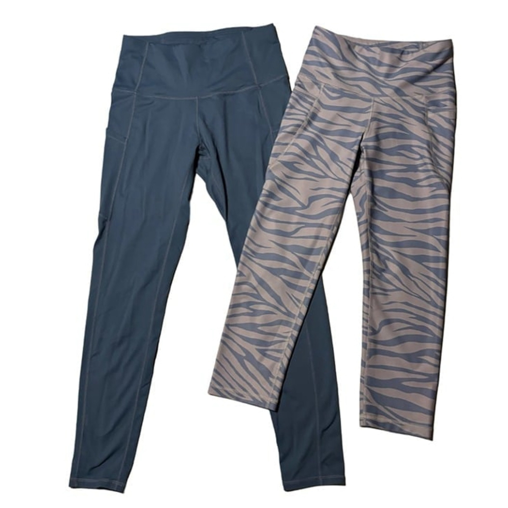 Set of 2 Women's Activewear Leggings – Size Small